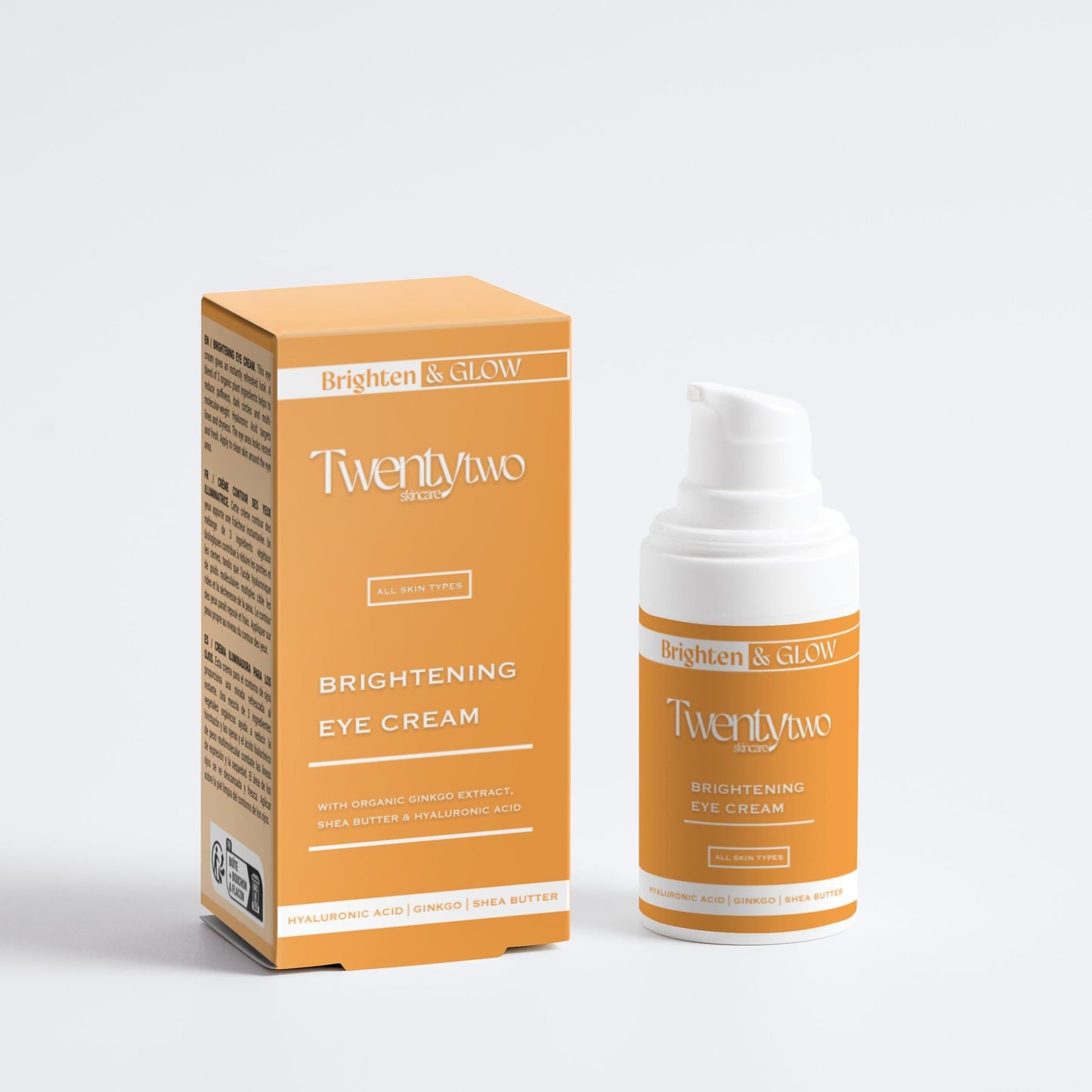 Youthful Glow Essentials Bundle - Twenty Two Skincare - Brightening eye cream - natural certified skincare