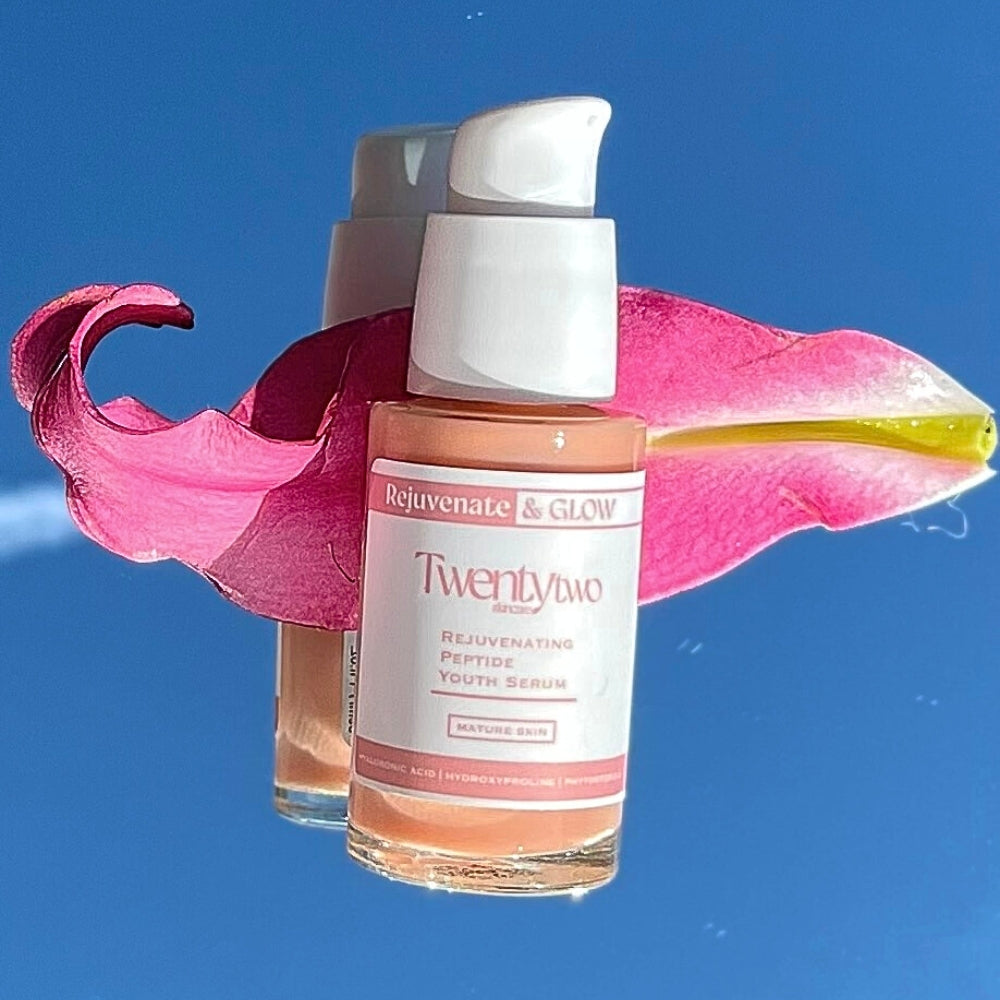 Twentytwo Rejuvenating Peptide Youth Serum glowing