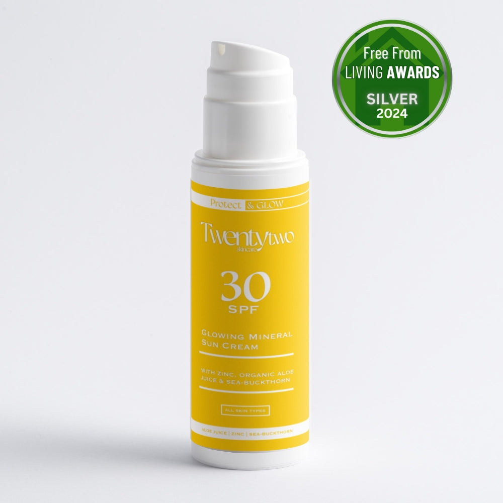 Glowing Mineral 30 SPF Suncream - Twenty Two Skincare