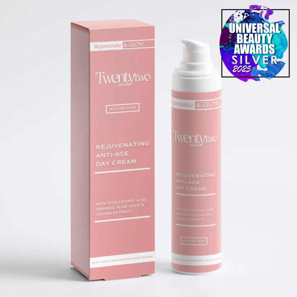 Youthful Glow Essentials Bundle - Twenty Two Skincare - anti-ageing day cream - natural certified skincare - universal beauty award silver -award winning