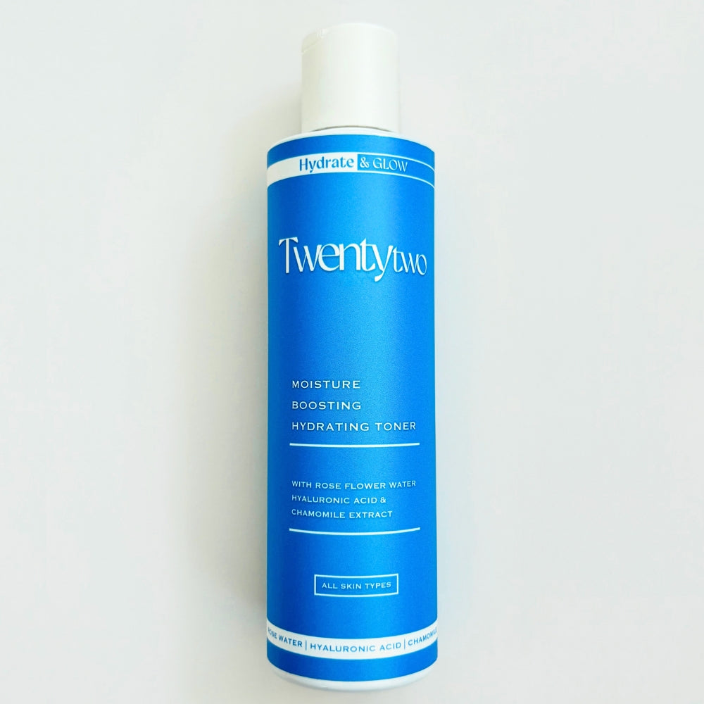 Moisture Boosting Hydrating Toner - Twenty Two Skincare - natural certified skincare - award winning natural beauty skincare 