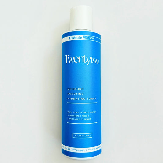 Moisture Boosting Hydrating Toner - Twenty Two Skincare - natural certified skincare - award winning natural beauty skincare 