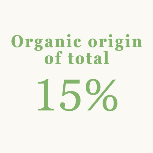 Twentytwo skincare - Organic origin of total formula 15% - natural certified skincare