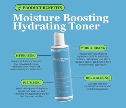 Moisture Boosting Hydrating Toner - benefits - Twentytwo Skincare - twenty two - natural certified skincare