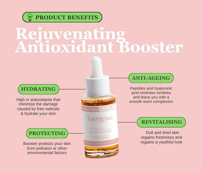 Rejuvenating Antioxidant Ginkgo Booster - benefits - Twentytwo Skincare - twenty two - natural certified skincare